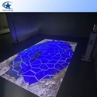STAR PLAYER Système de sport interactif de projection au sol pour fitness et exercice, avec télécommande, projecteur de sol Full HD 1080p et jeux