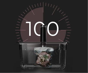 Nouvelle Cocotte Sous Vide Roner Da Cucina pour la cuisson sous vide de côtelettes de porc épaisses, steaks, <span class=keywords><strong>poulet</strong></span>, légumes, viandes de qualité restaurant maison - Product Image 3