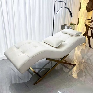 New High-<b>end</b> S-shaped Eyelash Beauty <b>Bed</b> Beauty Salon Specific <b>Bed</b> Embroidered Nail Art Face Washing Ear Picking <b>Bed</b> - Product Image 2