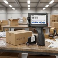 Mini-imprimante jet d'encre portable à séchage rapide pour le marquage de dates, codes QR, logos sur bouteilles, sacs et cartons alimentaires