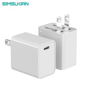 <span class=keywords><strong>Cargador</strong></span> de Teléfono Móvil PD20W PD 3.0 de Carga Rápida con Protección OVP, Estándar Estadounidense/Británico/Europeo, con Puertos Tipo-<span class=keywords><strong>C</strong></span> y <span class=keywords><strong>USB</strong></span> para 11-16 - Product Image 1