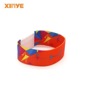 Gelang kain silikon gelang rfid nfc gelang pasif Mifare Desfire festival pintar rfid Gelang