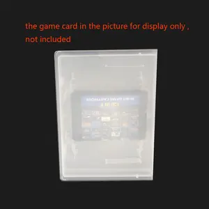 Top quality Protector Box CD DVD case cover for N64 SNES Game card Cartridge Storage box for Play-station Sega Genesis MD