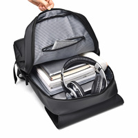 Sac à dos d'école multifonctionnel à grande capacité personnalisable en stock, Oxford imperméable, léger, décontracté pour le travail