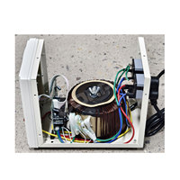 Stabilisateur de tension automatique monophasé SDR-2000VA de type relais/microprocesseur, régulateur AVR 220/230VAC, affichage LED, CE RoHS