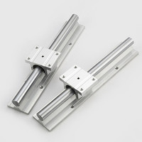 Soutien de L'axe Optique et Linéaire Lisse Tiges 8mm Rail D'arbre Chromé Glissière De Guidage