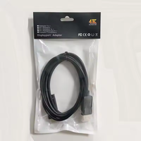 OEM de alta calidad 6 pies Dp 1,4 A HDMI 2,1 adaptador chapado en oro Dp a HDMI 4K 60Hz Cable