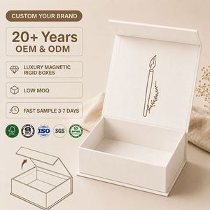 Cajas de Regalo de Papel con Cierre Magnético Rígido Premium CRD, Forro de Esponja, Laminación Mate, Logotipo Personalizado, Embalaje Plegable para Cosméticos - Product Image 1