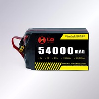 Batterie lithium-ion solide 330 Series 54000mAh 6S 21.9V, débit de décharge 10C, longue autonomie, basse température pour drone, en stock