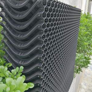 Qingzhou Muhe korrosionsbeständiger PVC-Kunststoff Viehzucht-Kühlpolster waschbarer nasser Vorhang-Luft-Wasser-Kühler Heimgebrauch - Product Image 1