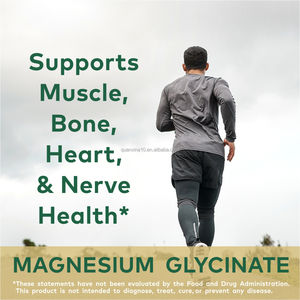 Glicinato de Magnesio Extra Fuerte Personalizable 400mg, Mineral para Adultos, Salud Muscular, Articular, Cardíaca y Nerviosa, Mejora la Densidad Ósea, 60 Cápsulas - Product Image 2