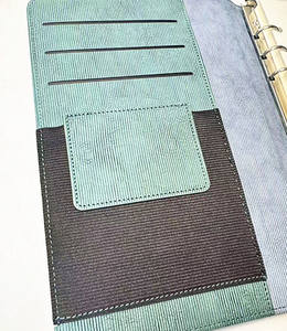 Planificateur organisateur A5 de haute qualité en cuir PU cahier à couverture rigide avec poches à logo en relief couverture en papier personnalisable pour une utilisation en cadeau - Product Image 5