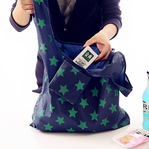 <b>Foldable</b> Shopping <b>Bag</b> Medium Size Vertical Large Patterned Eco-Friendly Portable Grocery <b>Bag</b> For Supermarket Use - Product Image 3