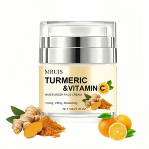 Venta al por mayor de marca privada 50G <span class=keywords><strong>crema</strong></span> hidratante facial cúrcuma vitamina C glicerina ayuda a reafirmar y suavizar la hidratación de la piel - Product Image 6