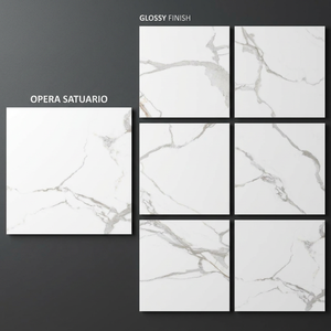 กระเบื้องปูพื้นพอร์ซเลนขัดเงา 80x80 ซม. ผิวพรีเมียม สำหรับพื้นที่ที่อยู่อาศัยและพื้นที่เชิงพาณิชย์สมัยใหม่ - Product Image 3