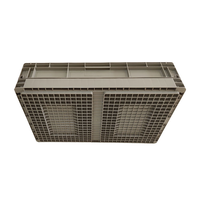 Boîtes de rangement solides en plastique PP recyclables, empilables et emboîtables, bacs et caisses logistiques EU 600x400x148mm