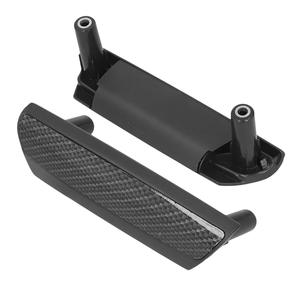 Base de Soporte para Manija de Puerta de Volkswagen T5 2003-2010, Par de Piezas de Repuesto de ABS con Patrón de Carbono Negro - Product Image 1