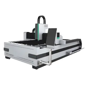 Mesin Pemotong Laser Serat Baja, Alat Pemotong Baja Karbon Ringan 1kw