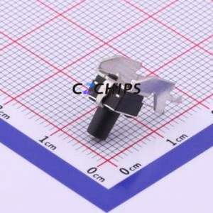 TS-1093B-A10B3-D2 Tactile Switch Through hole Component THT Switch Single Pole Single Throw Round Button 2.5N Right Angle Insert - Product Image 2