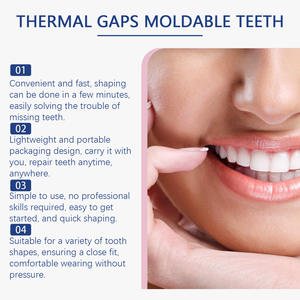 ORALHOE Pegamento Dental de Gel Sólido Multiusos, Relleno de <span class=keywords><strong>Dentadura</strong></span> Moldeable <span class=keywords><strong>para</strong></span> Cavidades Temporales y Producto de Higiene Bucal - Product Image 6