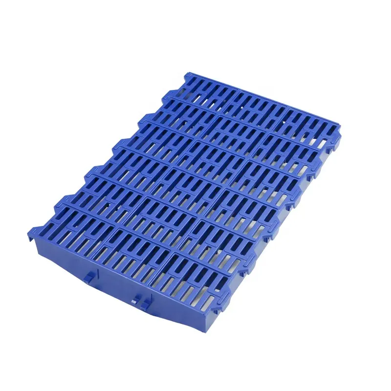 Dung leakage 600mm raw PP plastic slats flooring for pig farm