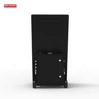 Panneau de Menu de magasin LCD à batterie IP65 portable de 43 pouces avec roue pour les magasins de restaurant
