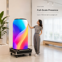 Écran d'affichage LED en forme de canette, signalisation numérique couleur pleine cylindrique en forme de canette de boisson pour la promotion publicitaire en magasin