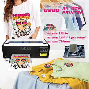 Impresora de Inyección de Tinta Digital DTF Tamaño A4 G200 Máquina Automática Multicolor para Impresión de Camisetas Impresora DTF de 21 cm - Product Image 3