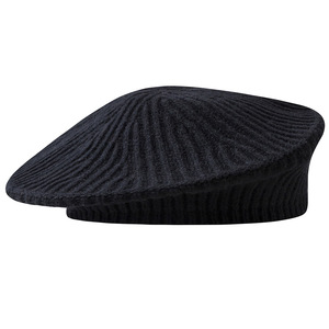 Chapeau adulte d'hiver pour <span class=keywords><strong>femme</strong></span> <span class=keywords><strong>Béret</strong></span> béninois en pure laine avec motif d'étoile Couleurs unies pour les scènes de fête en plein air - Product Image 4