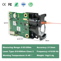 Capteur de distance laser LDJ, sortie analogique Modbus, capteur de distance laser 4-20 mA, module de capteur de portée laser