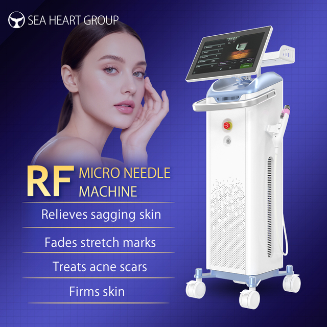 Newest Body Face Lift Skin Rejuvenation Wrinkle Thermaging Insulated & Non Insulated Vacuum RF Microneedle Fractional Machine