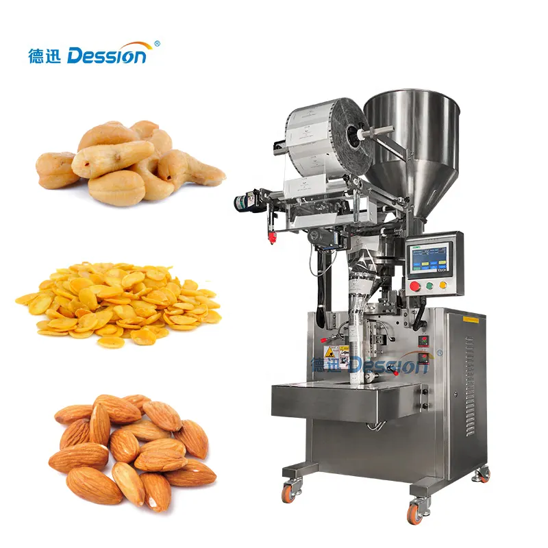 high speed snack food pouch packaging machine for almond packing filling snacks machine