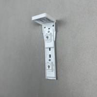 Support mural en L pour double tringle à rideaux en métal YIBO B-09, accessoires de fixation latérale