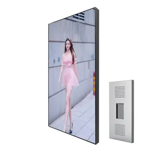 43 55 65 Inch Ultra Slim No Touch Indoor Interactive Video Advertising Player