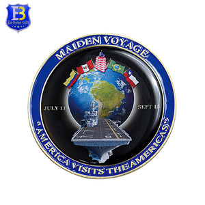 <span class=keywords><strong>Venta</strong></span> caliente personalizada del FBI recuerdo moneda <span class=keywords><strong>de</strong></span> Metal con la impresión - Product Image 2
