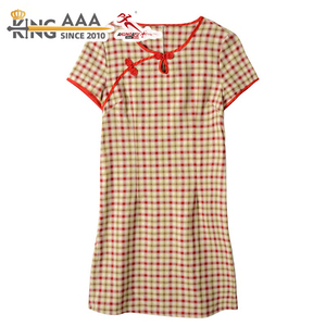 KingAAA Vente en gros de robes Qipao d'occasion pour femmes, style fusion Est-Ouest, Cheongsam de seconde main pour dames, robes esthétiques orientales, vêtements de galerie - Product Image 5