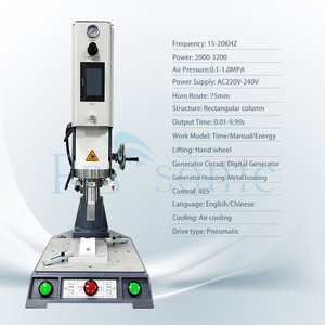 Machine de soudage plastique à ultrasons 20 kHz de haute qualité, soudeuse <span class=keywords><strong>PP</strong></span> avec générateur numérique pour soudage électronique - Product Image 3