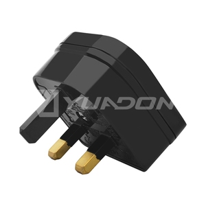 Phích Cắm Điện Pin Anh Adaptor Đối Với EU Cắm <span class=keywords><strong>2</strong></span> <span class=keywords><strong>Prong</strong></span> Để 3 <span class=keywords><strong>Prong</strong></span> Cắm Chuyển Đổi Chuyển Đổi - Product Image 2