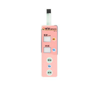 Teclado de Membrana Personalizado para Equipos de Monitoreo de Pacientes, Panel de Interruptores de Membrana para Analizador de Diagnóstico con Indicadores LED