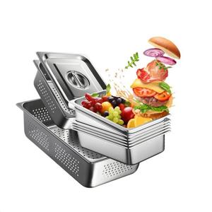 Equipo de Catering Comercial de Plástico PP, Contenedores Gastronorm para Servir Alimentos y Frutas, Recipientes de Almacenamiento GN para Hoteles y <span class=keywords><strong>Restaurantes</strong></span> - Product Image 6