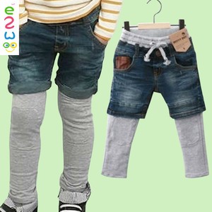 Ropa Infantil al por Mayor, Jeans para Niños con Bajo Elástico, Última Moda - Product Image 1