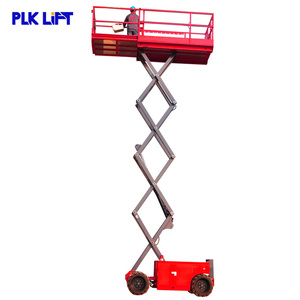8M 10M Diesel/Batterij Power Mobiele Zelfrijdende Schaarlift Hydraulische Man <span class=keywords><strong>Lift</strong></span> Voor Verkoop - Product Image 2