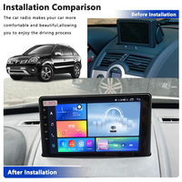 Accessoires intérieurs de voiture Meihua, cadre de lecteur DVD de voiture pour RENAULT MEGANE 2/FLUENCE avec faisceau de câbles.