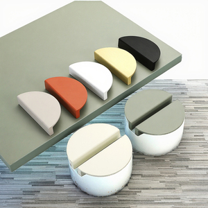 Vierkante deurknoppen en ladegrepen van aluminiumlegering voor kledingkasten, slaapkamers, woonkamerkasten - duurzaam, eenvoudige installatie - Product Image 4