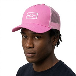 Rack'D Pink <b>Camo</b> Trucker Hat Deer Antler Embroidery Mesh Back Adjustable Unisex Headwear Quick Dry Breathable Outdoor Casual - Product Image 1