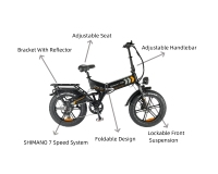 2024 nouveau Design aluminium batterie au Lithium vélo électrique pliable 20 pouces hors route Push Bike Fatbike en Stock entrepôt de l'UE