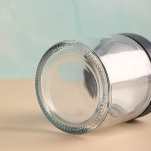 2Oz 3Oz 4Oz Hot Bán Mùi Bằng Chứng <span class=keywords><strong>Jar</strong></span> Rỗng Rõ Ràng Vòng Màu Đen Có Nắp Đậy Hộp Đựng Thức Ăn Trẻ Em Chịu Mài Mòn Lọ Thủy Tinh Với Cap - Product Image 3