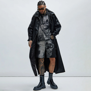 Chine Fabrication Conception personnalisée Multi Couleur Noir Blanc Bouton Lithg Poids Jacquard Tissé Tapisserie Hommes Veste Chemises - Product Image 2