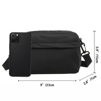 Crossbodytas voor heren Eenvoudige telefoontas Veelzijdige lichtgewicht messengertas Casual studentenschoudertas voor dames