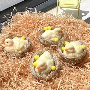 Mini-canard de Pâques personnalisé mignon, décoration de Pâques jaune, jouet anti-stress mochi poulet pour nouveau-né - Product Image 4